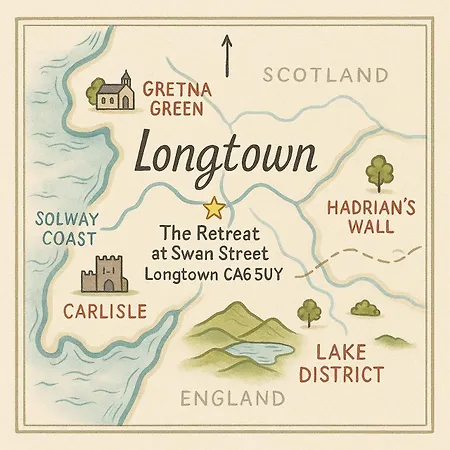 Appartement Hadrians Retreat, Cosy 1 Bed Flat - Near M6 Jct45, A75, Gretna&carlisle