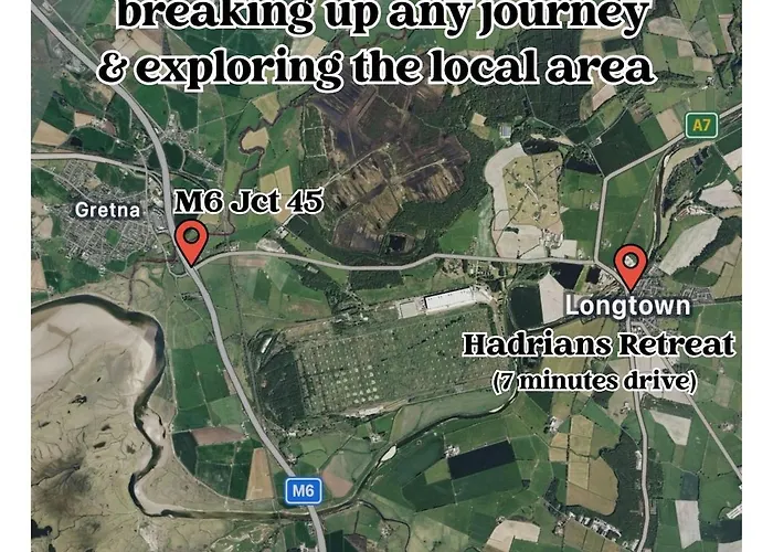 Hadrians Retreat, Cosy 1 Bed Flat - Near M6 Jct45, A75, Gretna & Carlisle Apartamento Longtown (Cumbria)