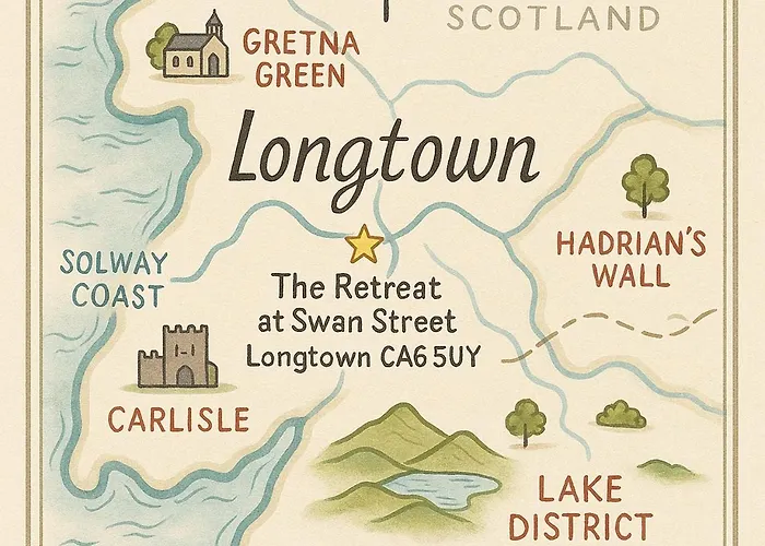 Apartamento Hadrians Retreat, Cosy 1 Bed Flat - Near M6 Jct45, A75, Gretna & Carlisle